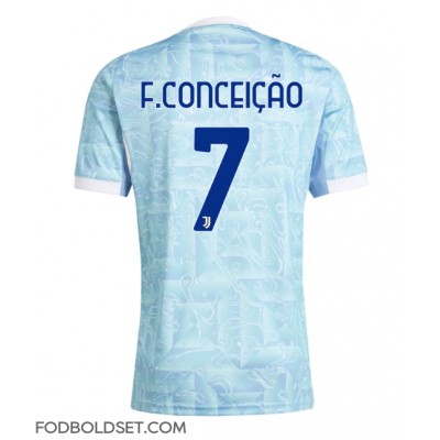 Juventus Francisco Conceicao #7 Udebanetrøje 2025-26 Kortærmet Juventus Francisco Conceicao #7 Udebanetrøje 2025-26 Kortærmet